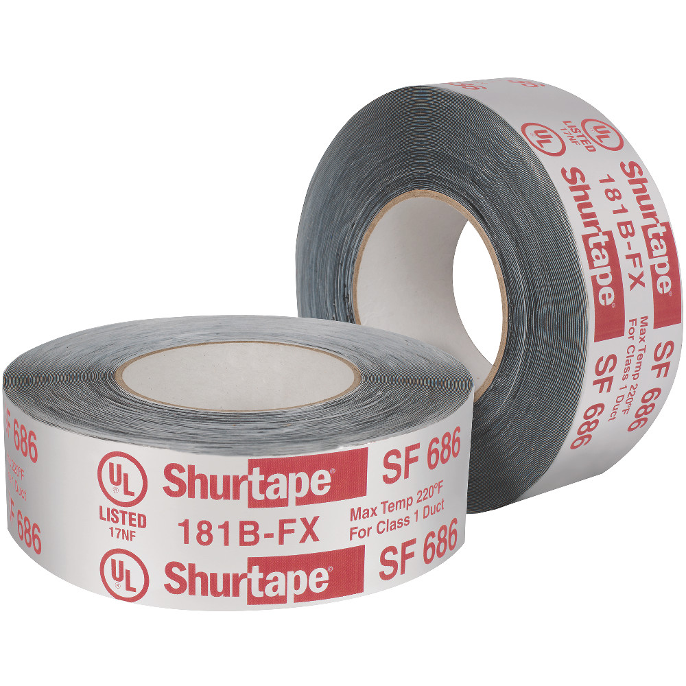 SF 686 UL 181B-FX Listed/Printed ShurMASTIC® Butyl Foil Tape
