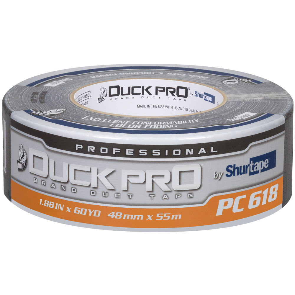 PC 618 Duck Pro® by Shurtape® Professional Grade, Industrial Colored Cloth Duct Tape