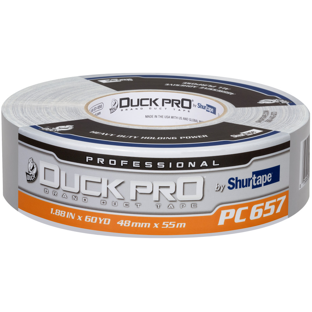 PC 657® Duck Pro® by Shurtape® Professional Grade, Heavy Duty, Co-Extruded Cloth Duct Tape